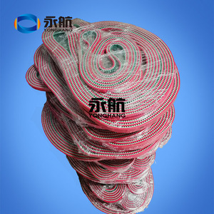 Yonghang T5pu <b>Red</b> Rubber Toothed Timing <b>Belt</b> 5mm Pitch Nonstandard For Manufacturing Plant OEM - Product Image 1