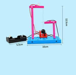 Thí nghiệm khoa học tự làm trẻ em của Thiên Tai động đất Mô Hình Báo động thiết lập handmade nhà sản xuất nhỏ với vật liệu nhựa - Product Image 6