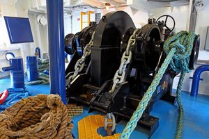 Verricello idraulico marino in acciaio 32mm per la <span class=keywords><strong>barca</strong></span> e l'ormeggio della nave - Product Image 2