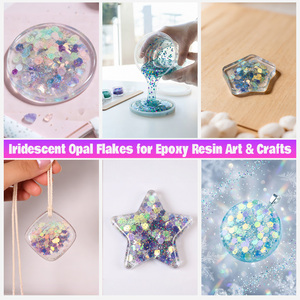 Lequ ชุดผงกลิตเตอร์เรืองแสง12สีสำหรับตกแต่งเล็บงานประดิษฐ์ทำมือ - Product Image 5