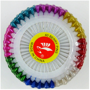 Hot Bán Bóng Đầu Ngọc Trai Màu Trang Trí May Thợ May May Thêu Pins - Product Image 3