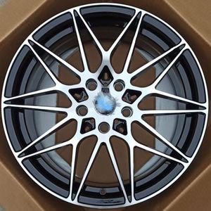 Cerchi in Lega Flow Forming a Y a 3 Razze da 18, 19, 20 Pollici per BMW Serie 3, 4, 5, 7, G20, G30, X3, X5, Neri Lucidi Lavorati, 5x112, 5x120 - Product Image 4