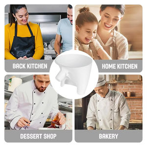 Soporte para Embudo de Harina para Batidoras KitchenAid Artisan con Cabezal Inclinable, Diseño de Plástico con Diámetro para Vertido Fácil y Cómodo - Product Image 6