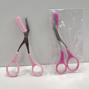 Tijeras para Recortar Cejas de Acero Inoxidable con Peine, Depiladora, Afeitadora, Pinzas para Pestañas, Herramientas de Maquillaje - Product Image 4