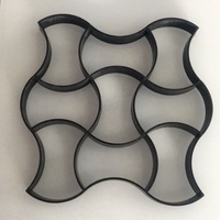 Moule de pavage en plastique décoratif d'extérieur pour bricolage, moule aléatoire pour blocs de pavés en pierre, moule pour allées de jardin, moule à pavés en béton