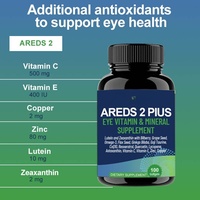 AREDS 2 Plus Capsules molles vitaminées pour les yeux Lutéine Zéaxanthine Myrtille Lumière bleue Soutien de la vision Adulte