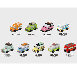 2026 New Products City Mini Car Building Blocks Kids <strong>Toys</strong> Dining Car <strong>Camper</strong> <strong>Van</strong> Bus Model DIY Creative <strong>Toys</strong> Birthday Gifts - Product Image 6