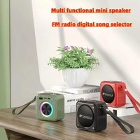 Radio FM portable Sansui U3, mini, rechargeable 1200mAh, lecteur MP3 Walkman, TF/USB, haut-parleur stéréo sans fil HIFI pour sports de plein air