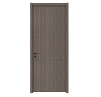 Portes intérieures en bois les plus vendues pour maisons modernes, porte en bois avec cadre pour maisons