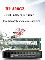 Original utilizado para 800G1/G2/G3/G4 Mini Mainframe I3/i5/i7 DDR4 SSD US Plug Business Office Home Entertainment Gaming