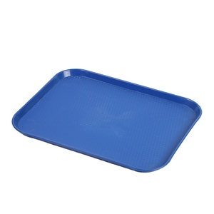 Plastic Fast Food Serving Cheap Non-slip Tray