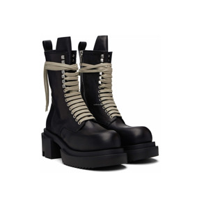 Bottes <span class=keywords><strong>Chelsea</strong></span> unisexe en cuir de veau noir à lacets, talon compensé de 6,35 cm, style habillé, en cuir, pour homme - Product Image 3