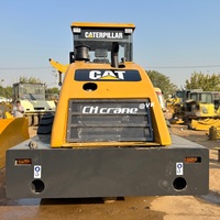 Compacteur vibratoire routier Caterpillar CS-683E de 20 tonnes d'occasion certifié EPA avec pompe principale homologuée CE