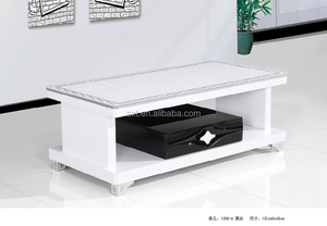 Elegante soggiorno utilizzato centro tavolo mdf laccato bianco tavolino - Product Image 2