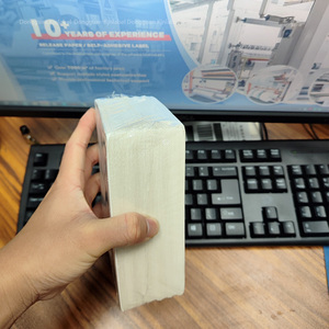 卸売ブランク4x6直接ウェイビルステッカーA6ファンフォールドサーマルプリンターステッカー折りたたみ式送料ラベル - Product Image 4