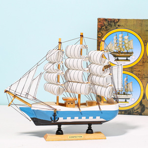 TaiLai Mô Hình Tàu Trưng Bày Đồ Thủ Công Bằng Gỗ Mới Lắp Ráp Hoàn Chỉnh Trang Trí Hải Lý Để Trang Trí Nhà Cửa Và Văn Phòng Thuyền Gỗ - Product Image 3