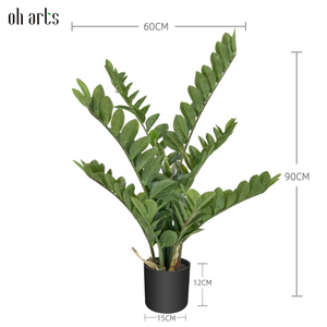 Vendita diretta in fabbrica di alta qualità plastica quasi naturale 90 CM 3Ft artificiale <span class=keywords><strong>ZZ</strong></span> pianta per la decorazione - Product Image 2