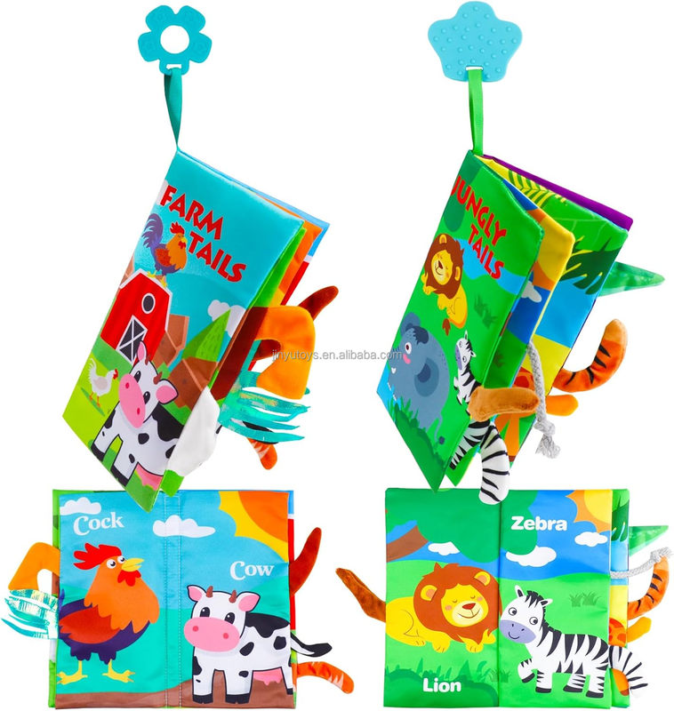 Baby Soft Cloth Crinkle Books Early
