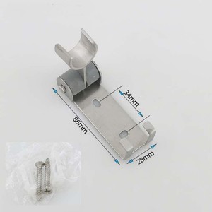 304 in acciaio inox spazzolato palmare soffione doccia supporto a parete con viti regolabile <span class=keywords><strong>gancio</strong></span> doccia <span class=keywords><strong>per</strong></span> il bagno - Product Image 5