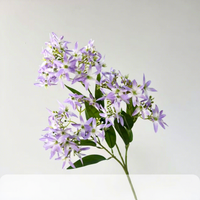 Bunga Gypsophila Sutra Buatan Tangkai Tunggal, Bunga Palsu untuk Dekorasi Pernikahan, Hotel, dan Rumah