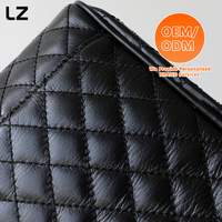 Sac à bandoulière mini pour femme LZ, sac à main carré imprimé léopard, sac à téléphone en cuir de vachette matelassé