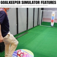 Jeux de football interactifs Entraîneur de coup de pied de pénalité Robot de football Simulateur de gardien Projection ar Simulation de sport numérique Intérieur