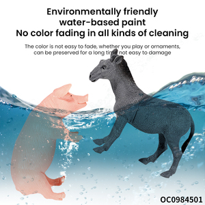 4 pezzi di simulazione di maiale di mucca di pecora asino di plastica animale da <span class=keywords><strong>fattoria</strong></span> modello figure giocattoli <span class=keywords><strong>per</strong></span> <span class=keywords><strong>bambini</strong></span> - Product Image 6