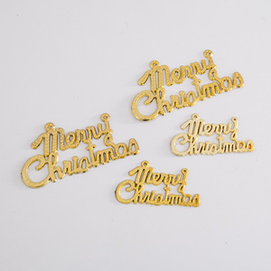 Adornos Navideños Dorados de Plástico para Árbol de Navidad 2.5cm 3.5cm 7cm 10cm 14.5cm - Product Image 1