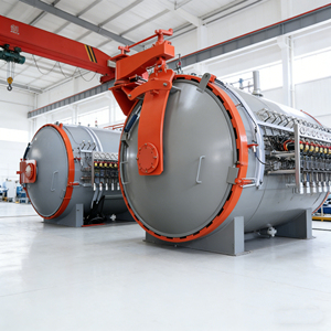 Autoclave composite aérospatial haut de gamme pour <span class=keywords><strong>pièces</strong></span> d'avion, <span class=keywords><strong>four</strong></span> de polymérisation haute pression, autoclave composite conforme CE à vendre - Product Image 4