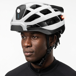 <span class=keywords><strong>Casque</strong></span> de vélo intelligent avec phares LED, clignotants, écouteurs étanches et Bluetooth - Product Image 1
