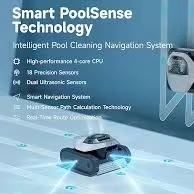 Robot de nettoyage de piscine Dreame Z1 PRO, télécommande intelligente, nettoyage sans fil, aspirateur mural, robot de piscine automatique