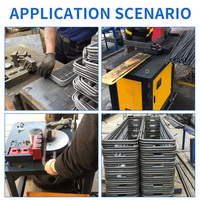 Machine à cintrer les étriers en acier au carbone GF32 OUNO PLC CNC Motor 3kW 4-28mm 25-30r/min Industrie de la construction Semi-automatique