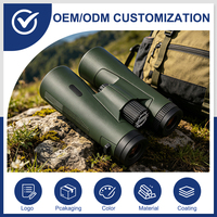 Jumelles 10x50 pour adultes avec prisme BAK4 et lentilles FMC pour la chasse, l'observation de la faune et des oiseaux, haute puissance