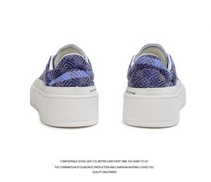 Nouvelles Chaussures en Toile à Lacets Style 2025 pour Hommes – Baskets Décontractées Confortables et Respirantes à Semelles Épaisses en Caoutchouc Flexible et Cuir Véritable - Product Image 4