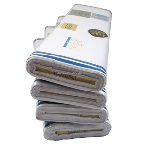 Tissu en polyester filé Toyobo <span class=keywords><strong>japonais</strong></span> uni, brillant et doux, pour vêtements arabes blancs pour hommes, occasions spéciales, mariages, vêtements musulmans - Product Image 4