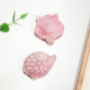 Scultura di Cristallo Naturale in Opale Rosa, Intaglio a Forma di Loto, Artigianato in Quarzo, Gemma Energetica Curativa per Regalo - Product Image 5