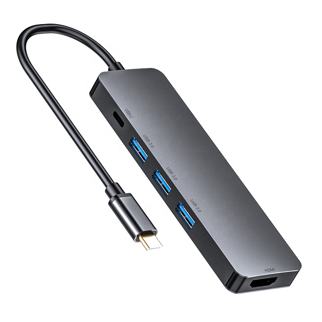5 in 1 USB C to 4K HDMI Hub With 3 USB a and Type C PD Charging for MacBook Pro and Samsung and More