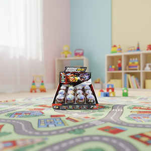 Voiture jouet KSF <span class=keywords><strong>Battle</strong></span> <span class=keywords><strong>Mini</strong></span> à friction avec design boîte à œufs en plastique - Product Image 5