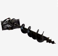 Mini-tarière hydraulique haute performance pour creuser des trous dans la terre, avec garantie d'un an, pour chargeuses compactes