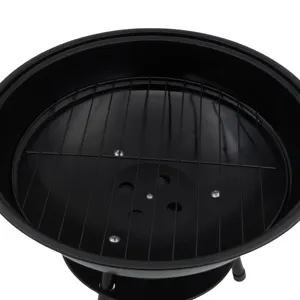 Di động ngoài trời Patio cắm trại BBQ Gril Trọng lượng nhẹ Nướng Giá Apple hình dạng bếp bột tráng than BBQ grills