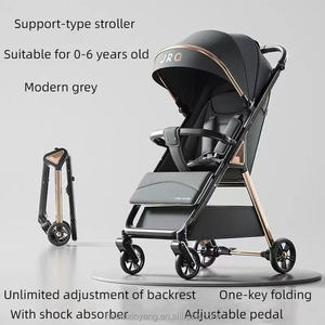 La nouvelle poussette pour bébé est légère, pliable et pratique à transporter. C'est une poussette multifonctionnelle pour bébé. - Product Image 6