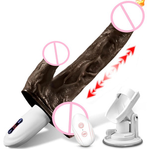 War Wolf Fully Automatic Telescopic Realistic Artificial <b>Silicone</b> <b>Waterproof</b> Female Vibrator 8 Stretch Modes 8 Frequency - Product Image 5