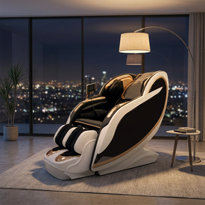 Fauteuil de massage de luxe à gravité zéro avec écran tactile vocal IA, massage corporel complet par air et technologie de chauffage - Product Image 1