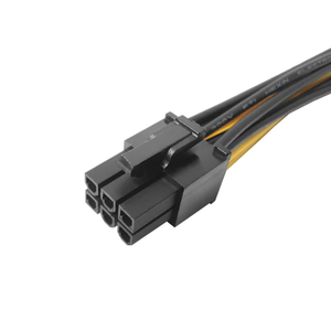Câble d'<span class=keywords><strong>alimentation</strong></span> PCIe multi-longueur <span class=keywords><strong>6</strong></span> <span class=keywords><strong>broches</strong></span> vers double <span class=keywords><strong>8</strong></span> <span class=keywords><strong>broches</strong></span> (<span class=keywords><strong>6</strong></span>+2) adaptateur GPU avec fils de cuivre 18AWG pour <span class=keywords><strong>alimentation</strong></span> de <span class=keywords><strong>carte</strong></span> <span class=keywords><strong>graphique</strong></span> - Product Image 2