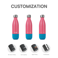 Play botol air baja tahan karat pintar Bluetooth botol air Cola Speaker nirkabel