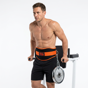 Most Sought-After Heavy-Duty Breathable Neoprene Dipping Weightlifting <b>Belt</b> Adjustable Durable Advanced Protection Fitness - Product Image 1
