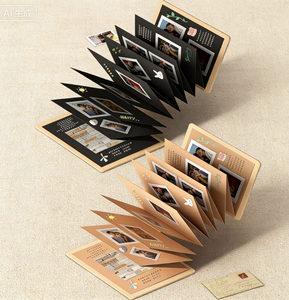 Album Fotografico di Lusso Personalizzato in Cellophane, Libro Pieghevole a Fisarmonica, Stampa su Cartoncino <span class=keywords><strong>per</strong></span> Aziende - Product Image 2