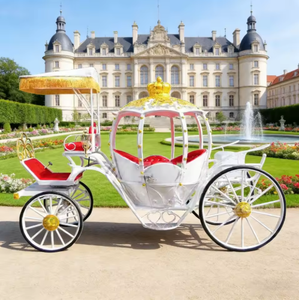 Fabricant <span class=keywords><strong>de</strong></span> chariots électriques modernes sans chevaux, modèle Citrouille <span class=keywords><strong>de</strong></span> Cendrillon, blanc - Product Image 1