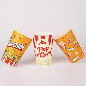 Cubos de Palomitas de Maíz Desechables Impresos Personalizados, Recipientes de Papel Grueso para Palomitas de Maíz para Cine, Envases para Alimentos a Granel - Product Image 4