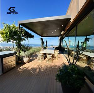 OEM 3X3 3X4 4X4 6X4m Cubierta de pérgola bioclimática de aluminio impermeable para exteriores Pérgola con persianas de aluminio - Product Image 6